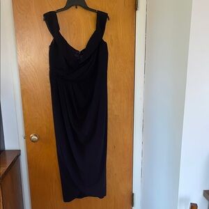 City Chic Navy Midi Dress